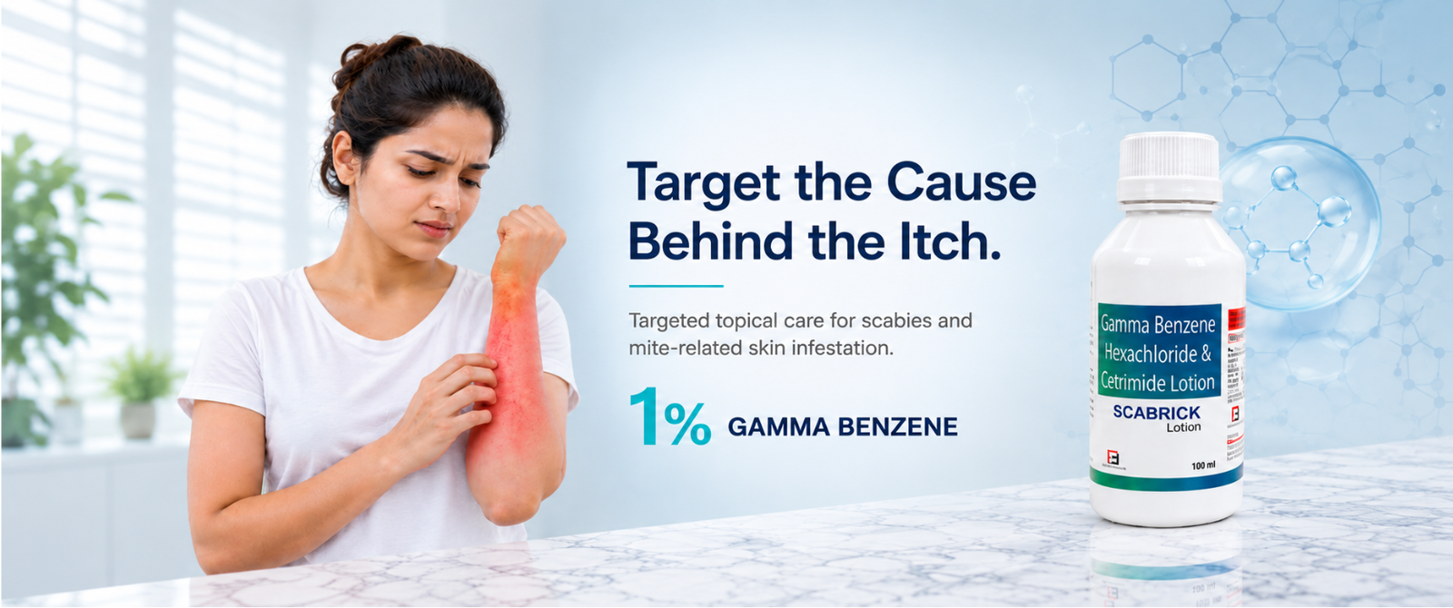 Target the Cause Behind the Itch. — Targeted topical care for scabies and mite-related skin infestation.