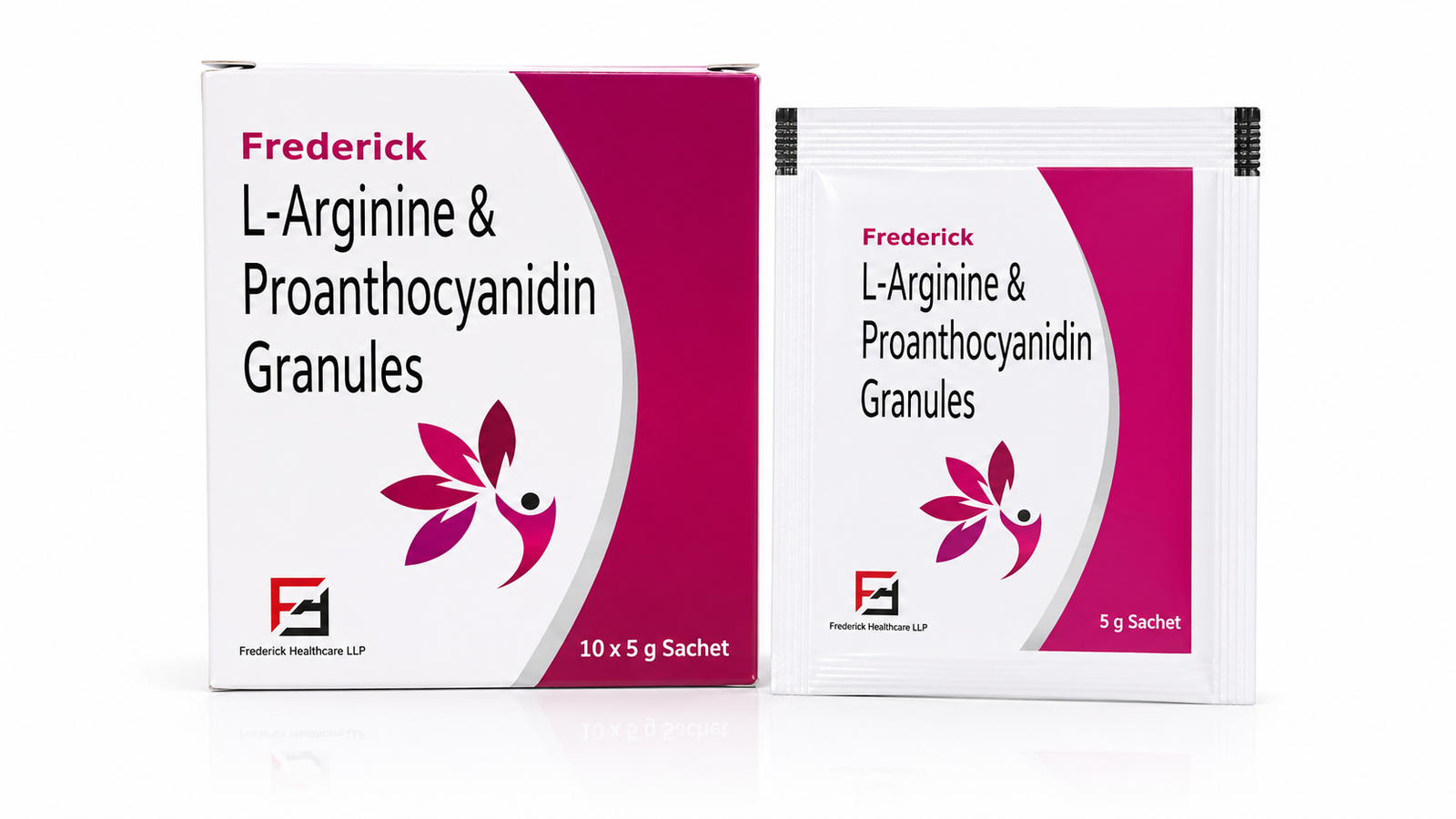 FREDERICK L-ARGININE PROANTHOCYANIDIN GRANULES pack shot
