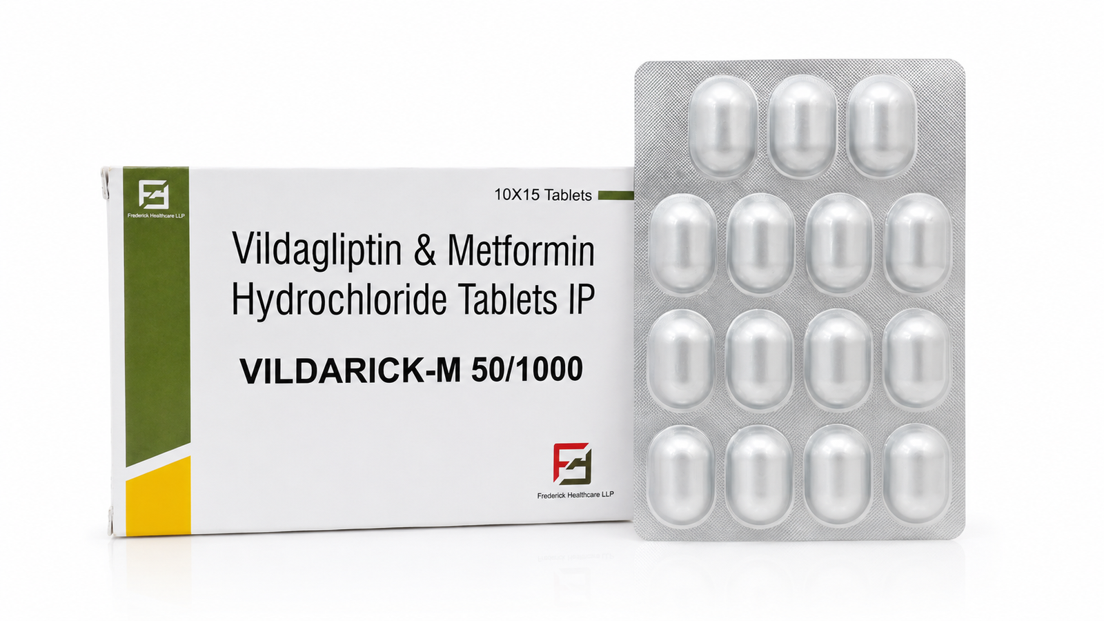 VILDARICK-M (50/1000) pack shot
