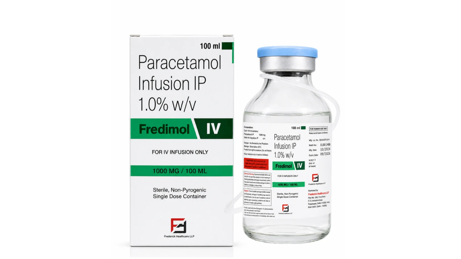 FREDIMOL-IV (Glass bottle) pack shot